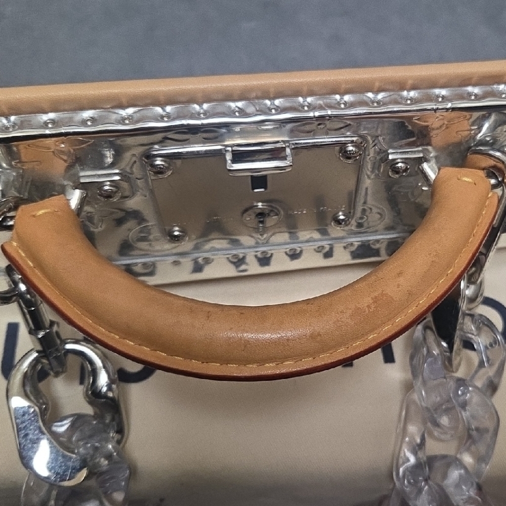 Louis Vuitton Silver and Tan Travel Bag - Picture 8 of 15